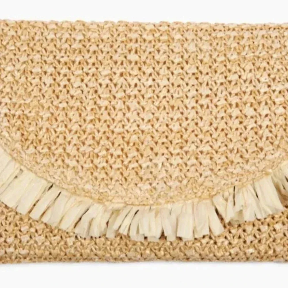 NWOT - Beachly - The North Shore Tropical Lined Clutch